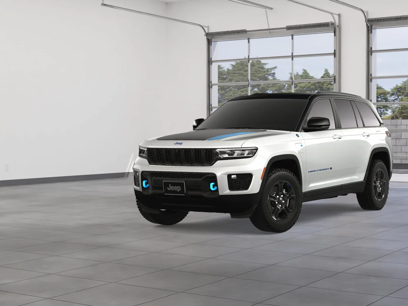 New 2024 Bright White Clearcoat Jeep Trailhawk 4xe image 30