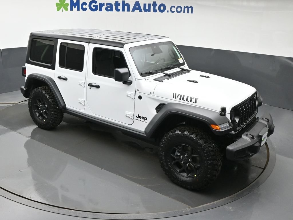 New 2026 Bright White Clear-Coat Exterior Paint Jeep Willys image 3