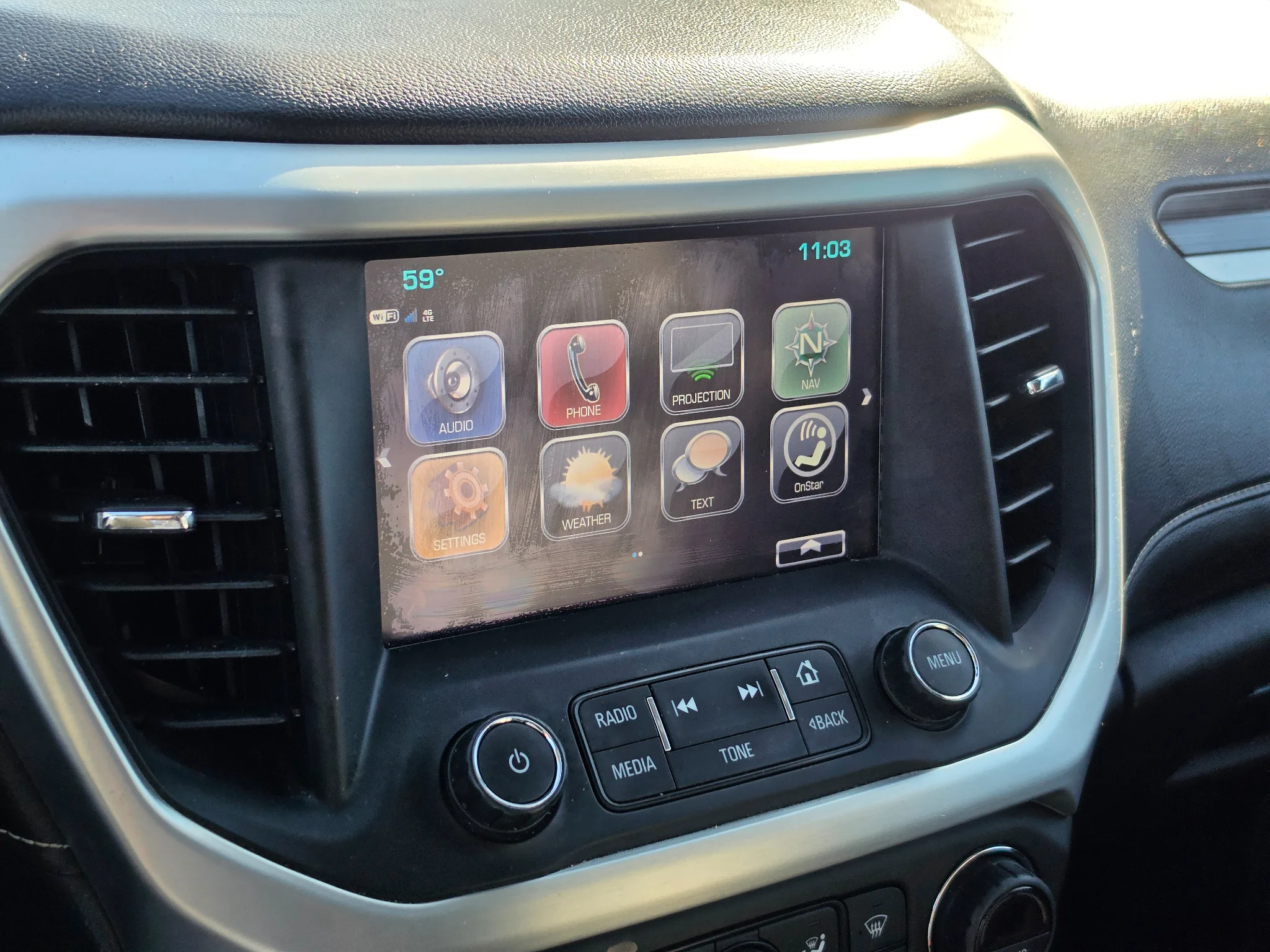 Used 2017 Ebony Twilight Metallic GMC SLT image 12