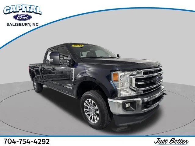 Used 2022 Blue Ford Lariat image 1