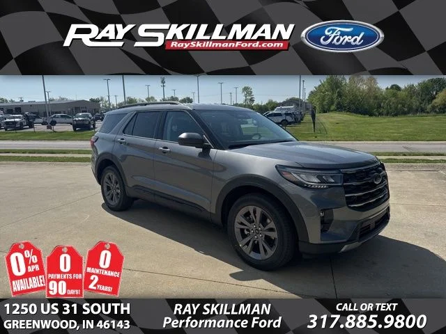 New 2026 Carbonized Gray Metallic Ford Active image 1