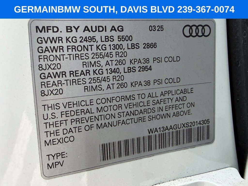 Used 2025  Audi 2.0T Prestige image 24