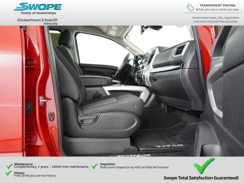 Used 2021 Red Alert Nissan SV image 15