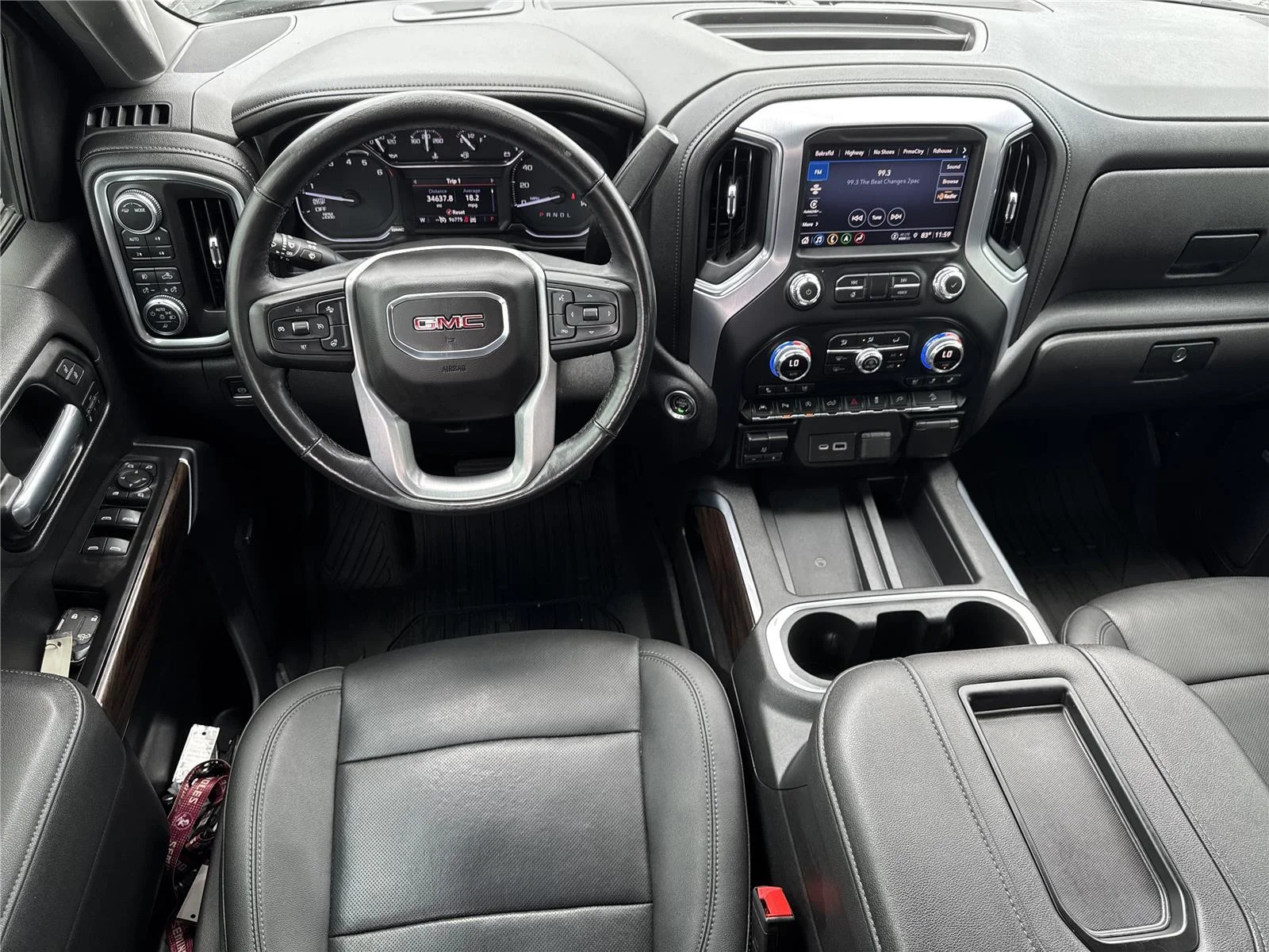 Used 2021 ONYX BLACK GMC SLT image 14
