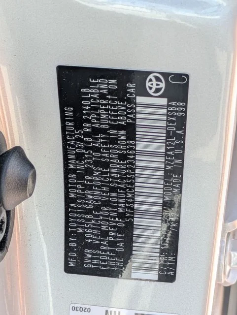 Used 2025 Silver Toyota SE image 28