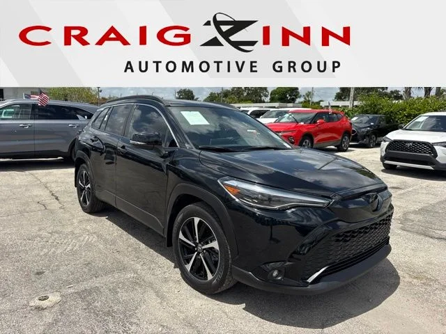 Used 2024 Black Toyota Hybrid XSE image 1
