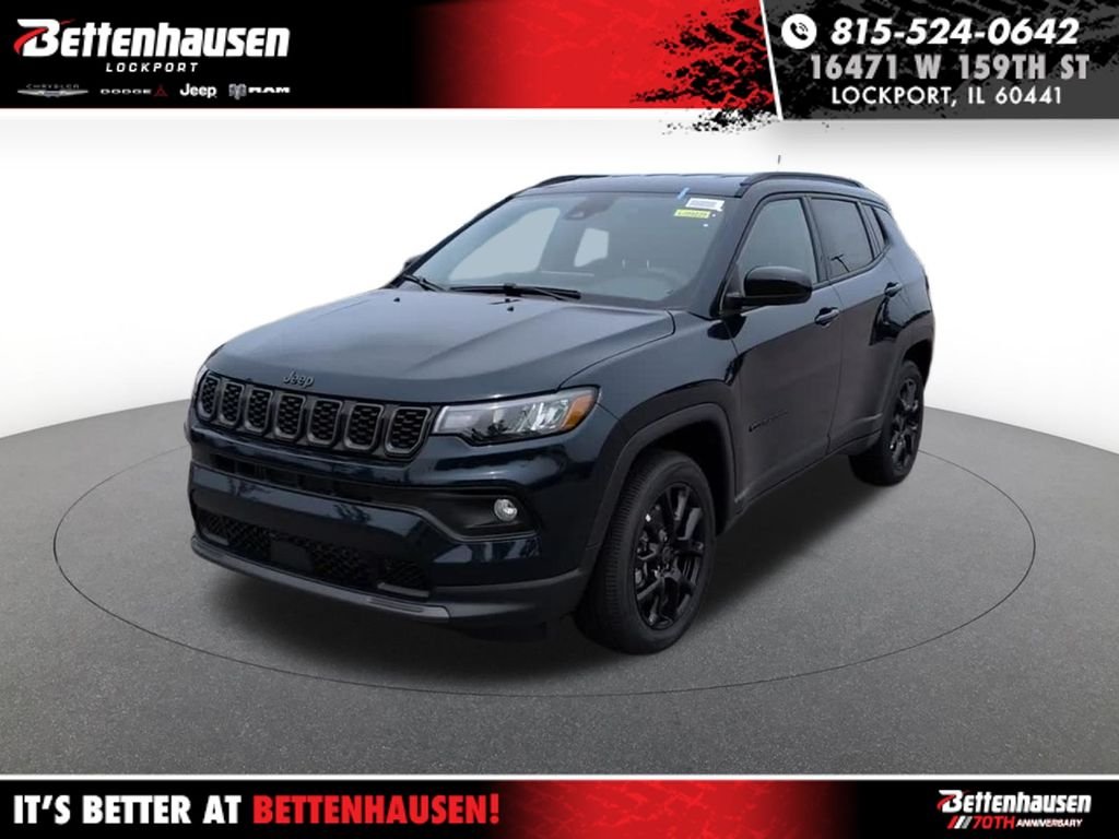 New 2026 Fathom Blue Pearl Coat Jeep Latitude image 1
