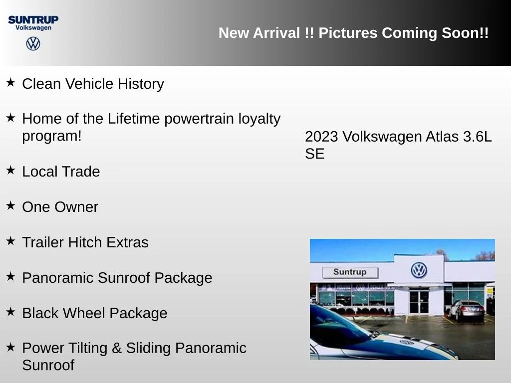 Used 2023 Gray Volkswagen 3.6L V6 SE w/Technology image 3