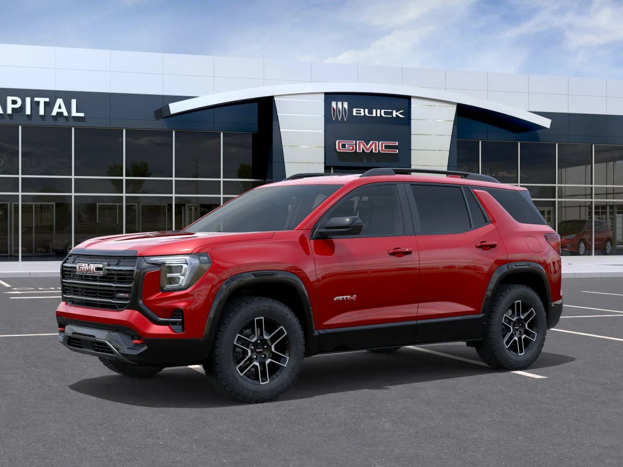 New 2027 Volcanic Red Tintcoat GMC AWD AT4 image 3