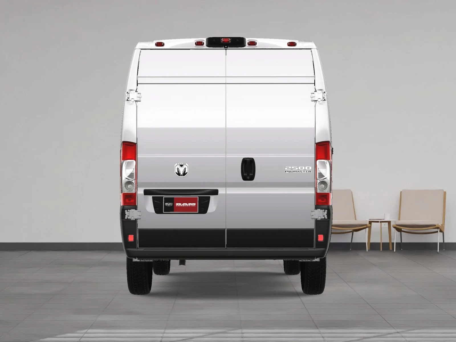 New 2024 Bright White Clearcoat RAM High Roof image 10