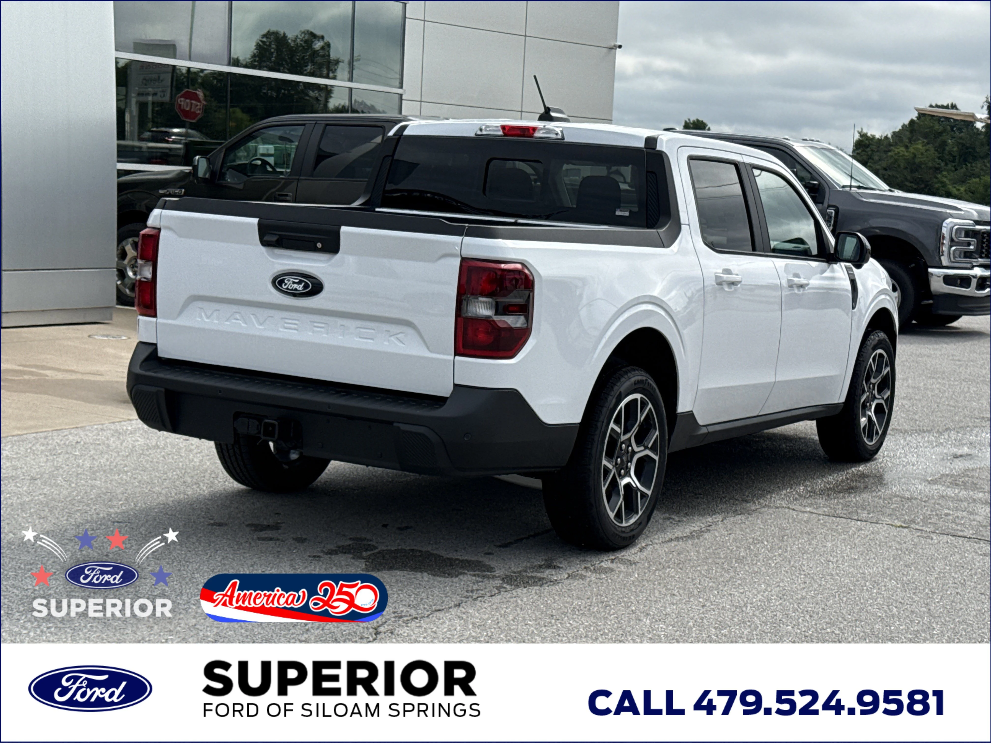 New 2026 Oxford White Ford Lariat AWD image 3