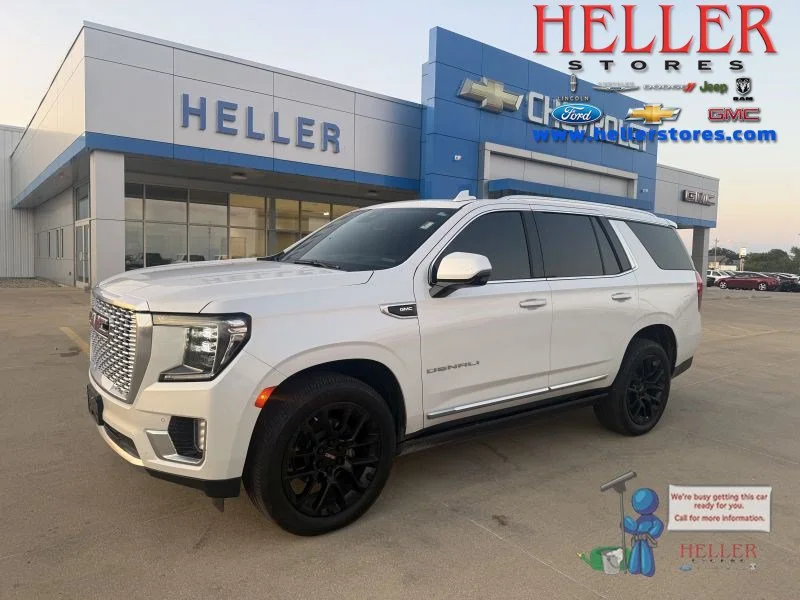 Used 2023 White Frost Tricoat GMC Denali image 1