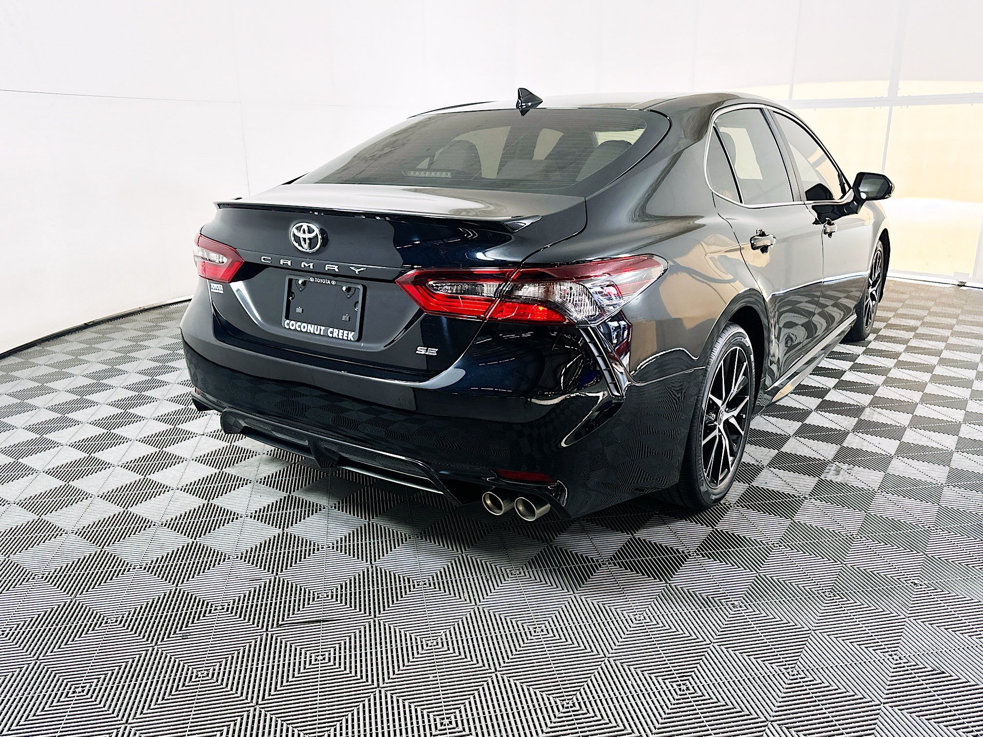 Certified Used 2023 Midnight Black Metallic Toyota SE image 3