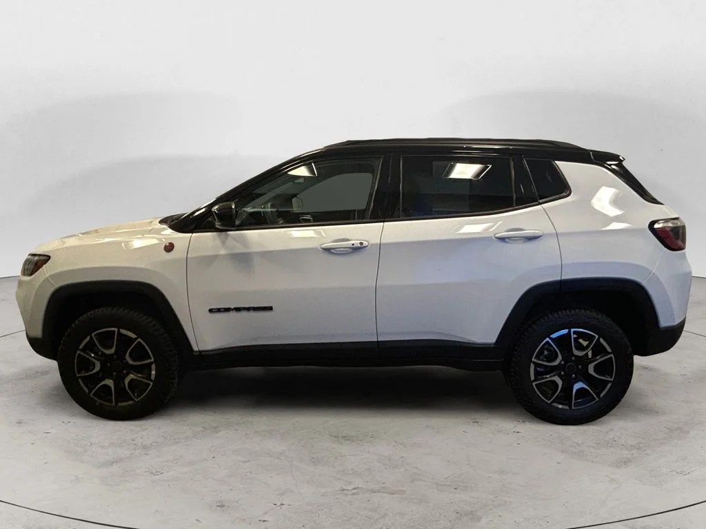 Used 2025 Bright White Jeep Trailhawk image 2