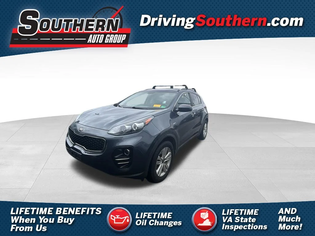 Used 2017 Blue Kia LX image 1