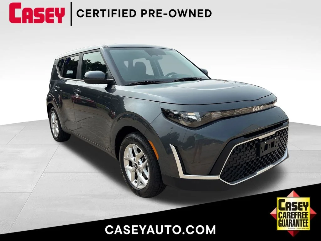 Certified Used 2023 Gray Kia LX image 1
