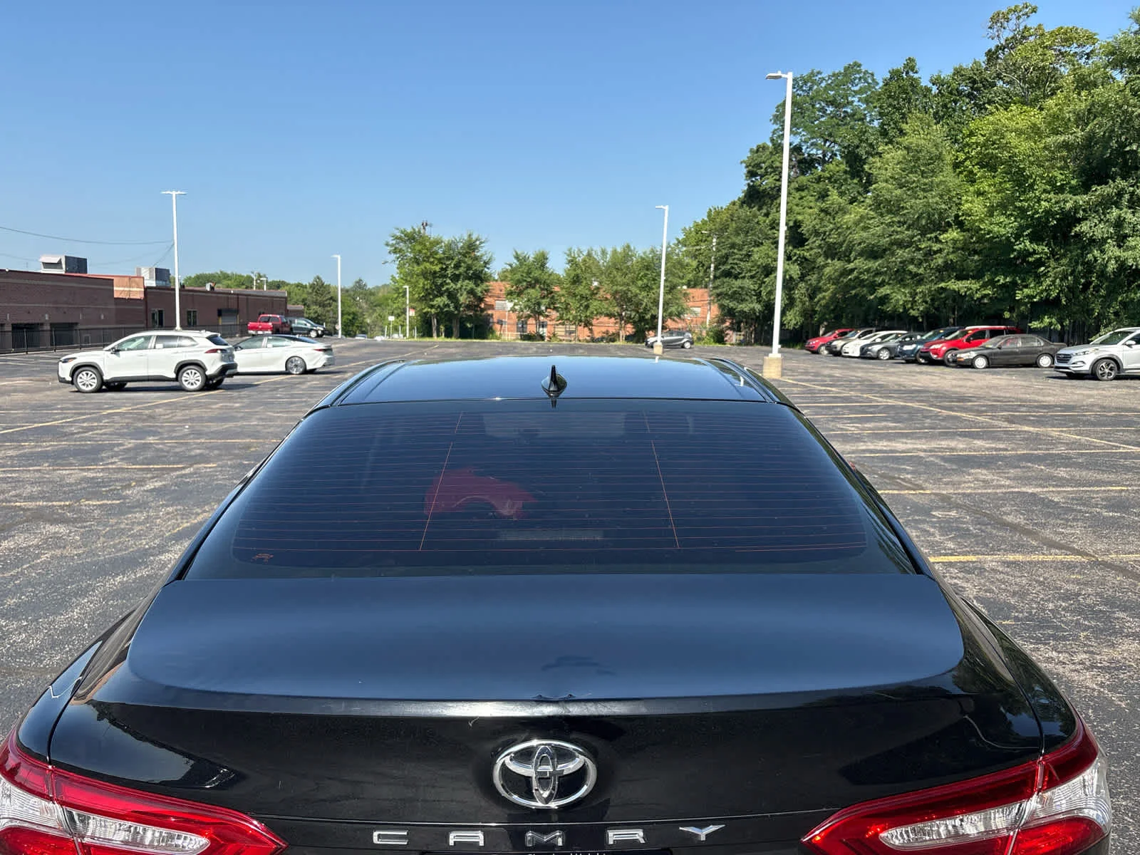 Used 2019 Midnight Black Metallic Toyota LE image 6