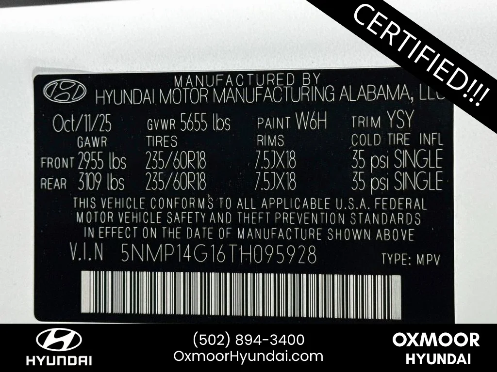 Used 2026 Serenity White Hyundai SE image 31
