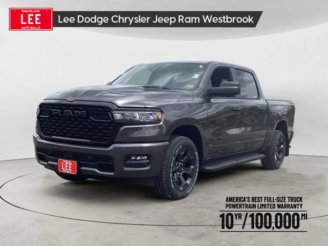 New 2026 Granite Crystal Metallic Clearcoat Ram EXPRESS CREW CAB 4X4 5