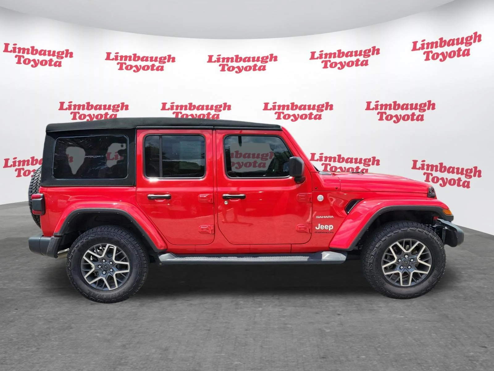 Used 2024 Firecracker Red Clearcoat Jeep Sahara image 22