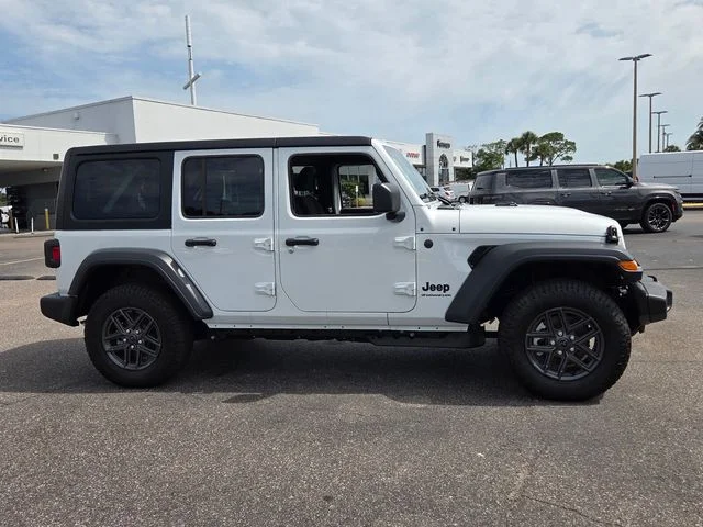 New 2026 Bright White Clear-Coat Exterior Paint Jeep Sport S image 8