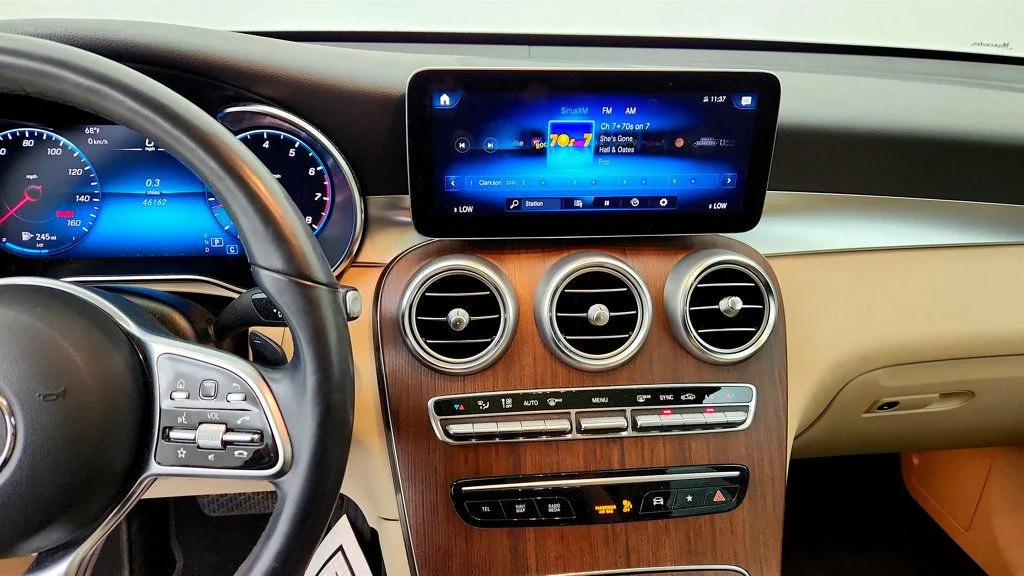 Used 2022 Polar White Mercedes-Benz GLC 300 4MATIC® w/ Panorama Roof & 12.3