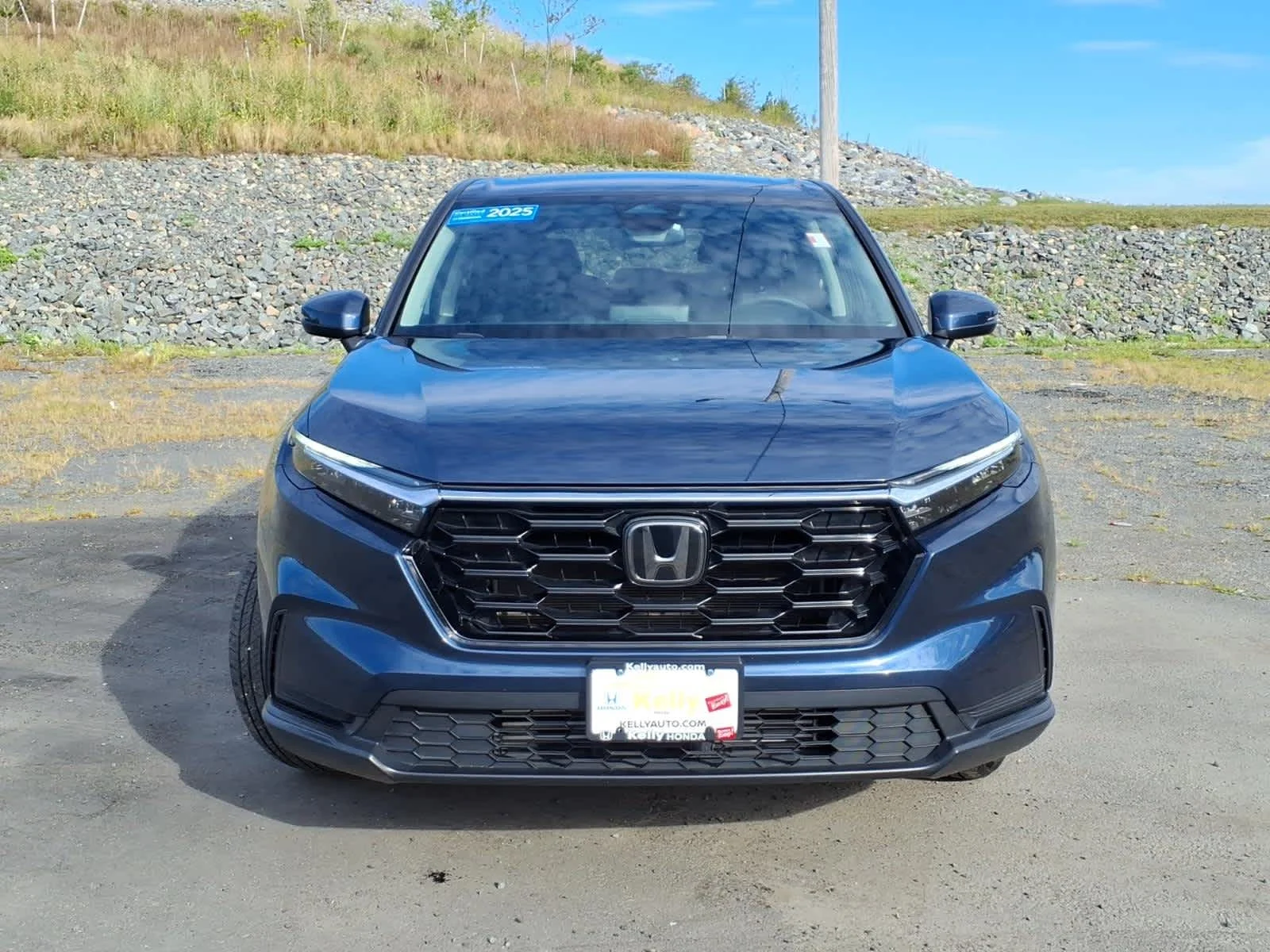 Certified Used 2025 Canyon River Blue Metallic Honda EX image 2