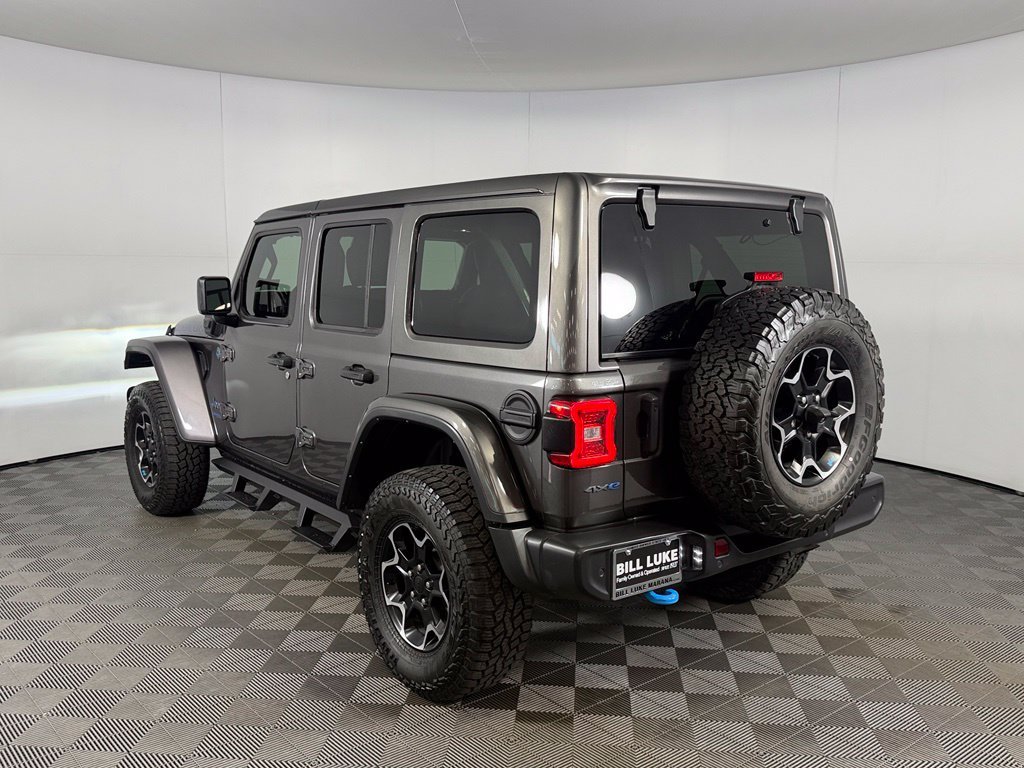 Certified Used 2022 Gray Jeep Unlimited Rubicon 4xe image 10