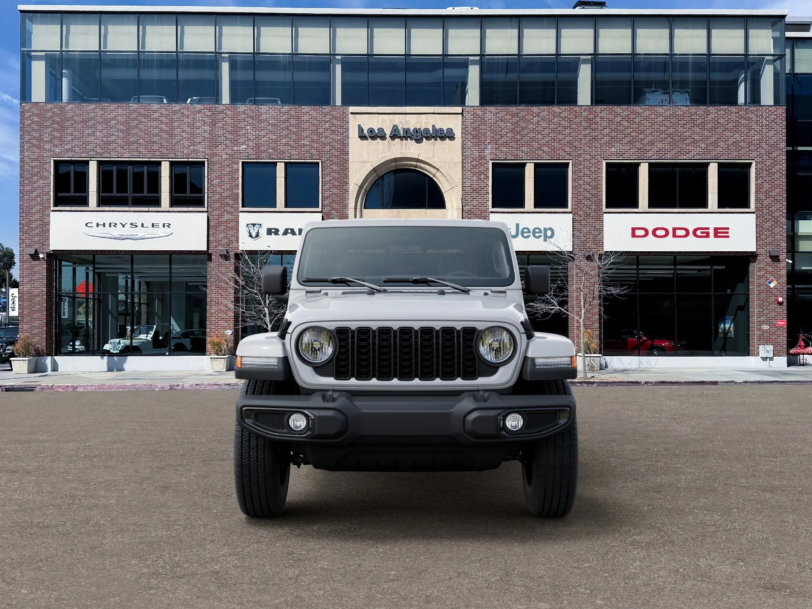 New 2026 Bright White Clear-Coat Exterior Paint Jeep Sport S image 32