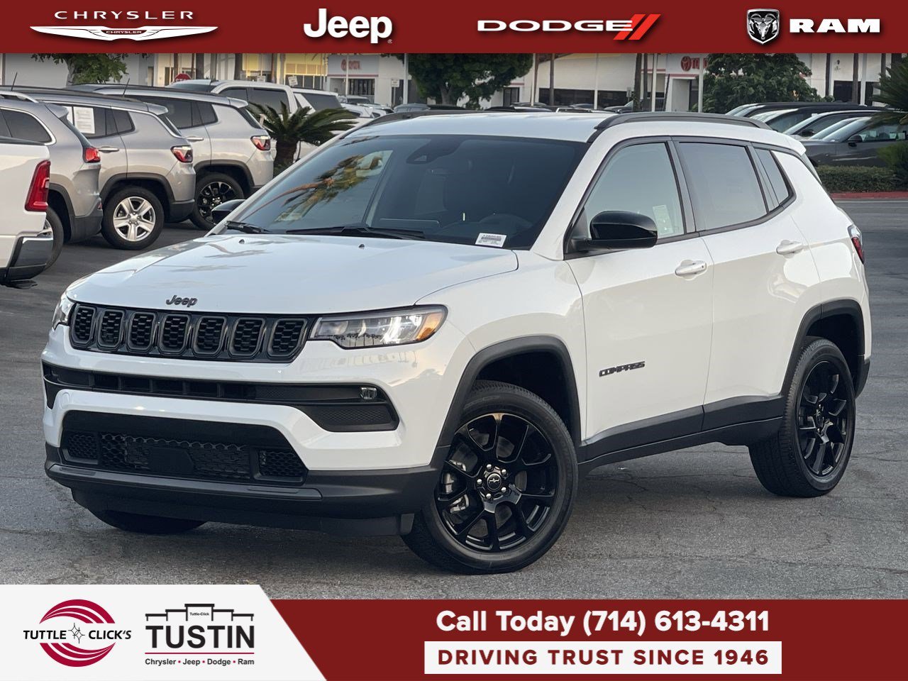New 2026 Bright White Clearcoat Jeep Latitude image 1