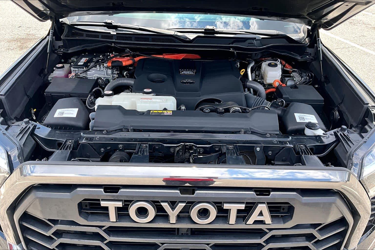 Used 2022 Midnight Black Metallic Toyota Platinum Hybrid image 32