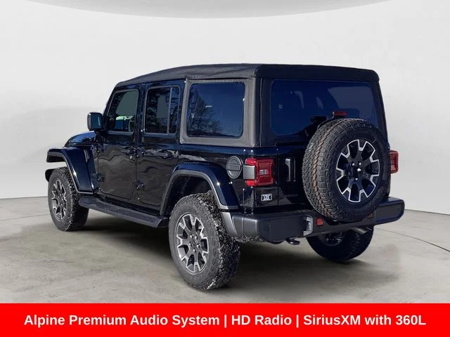 New 2026 Black Clearcoat Jeep 4-DOOR SAHARA image 3