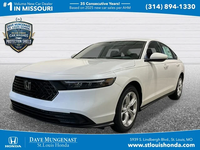 New 2026 Platinum White Pearl Honda LX image 1