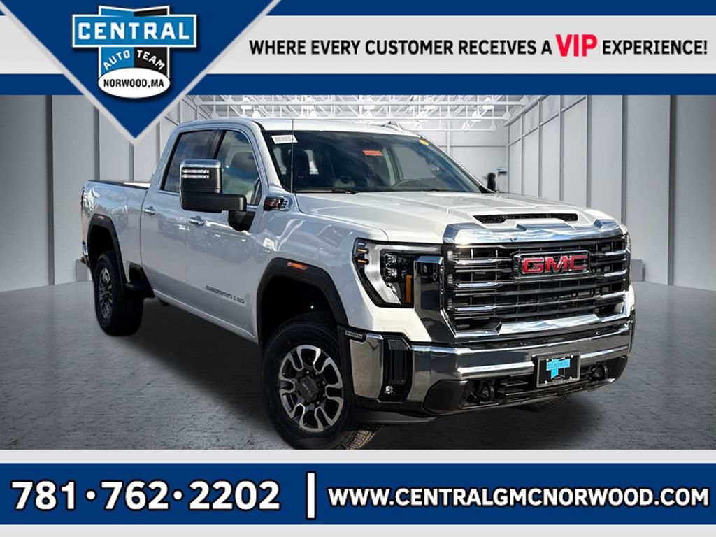 Summit White 2026 GMC Sierra 2500HD Pickup Truck Four-Wheel Drive
