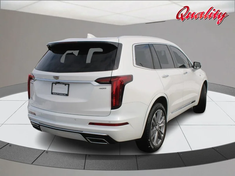 Used 2024 Crystal White Tricoat Cadillac AWD Premium Luxury image 3