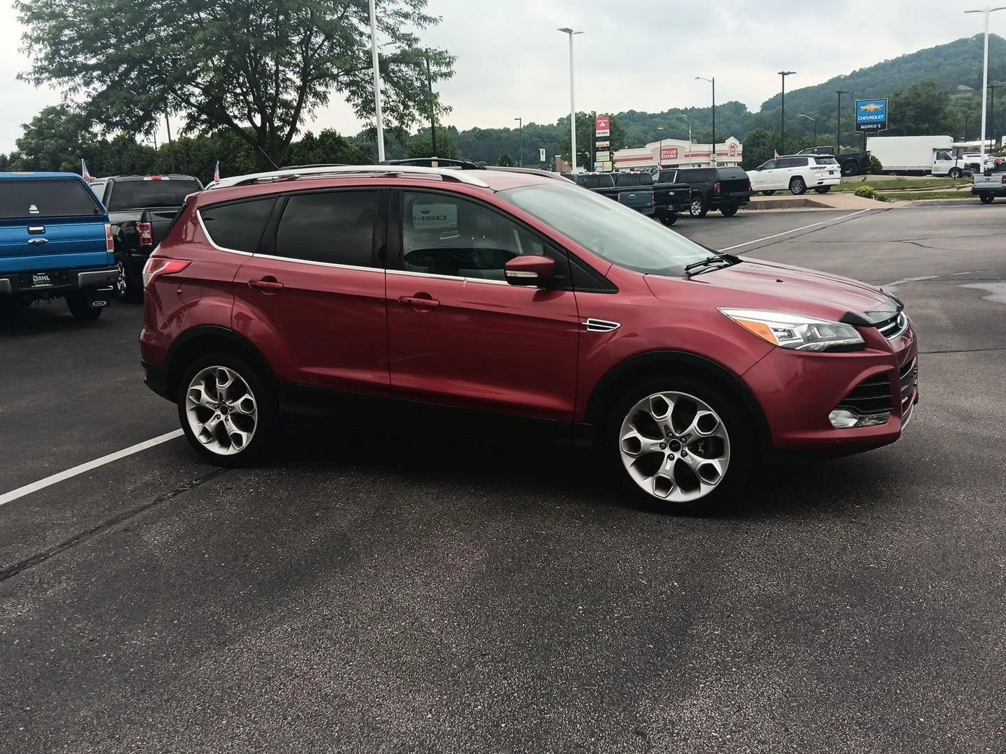 Used 2013 Ford Escape Titanium with VIN 1FMCU9J90DUD69616 for sale in Winona, Minnesota
