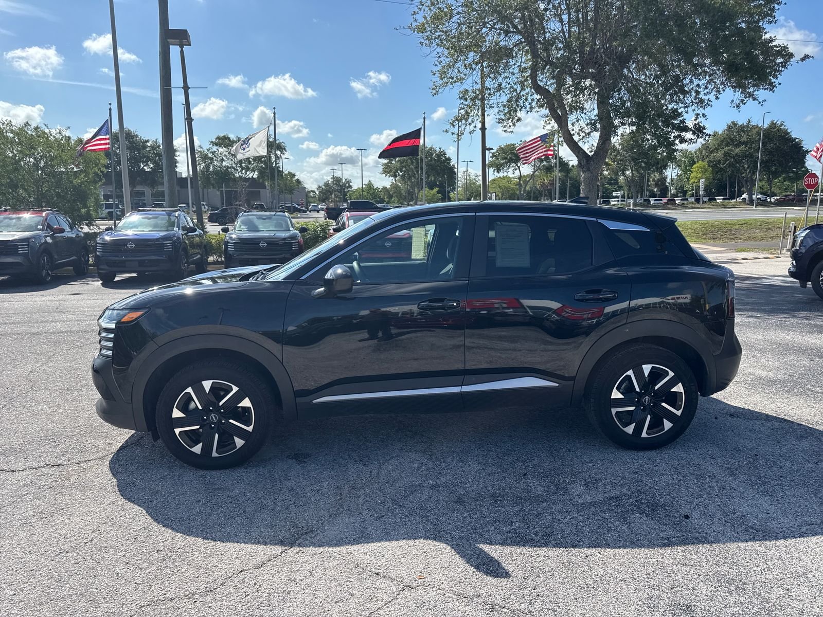Certified Used 2025 Black Nissan SV image 9