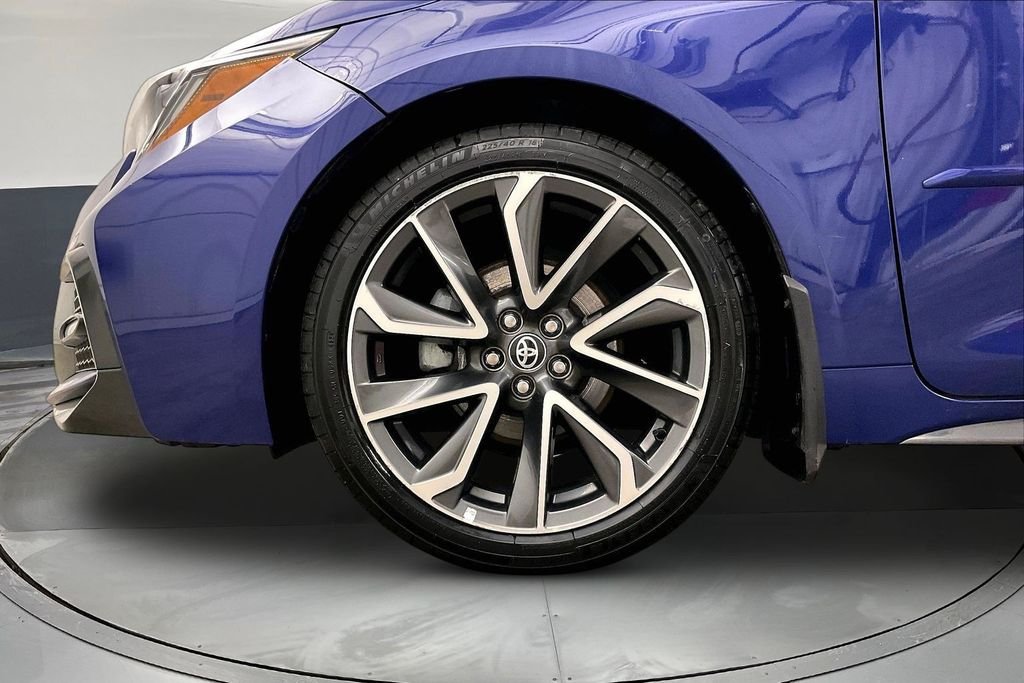 Used 2021 Blue Toyota SE image 12