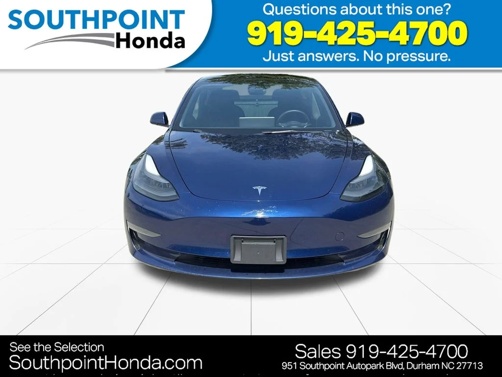 Used 2023 Tesla Model 3 Base with VIN 5YJ3E1EAXPF430345 for sale in Durham, NC