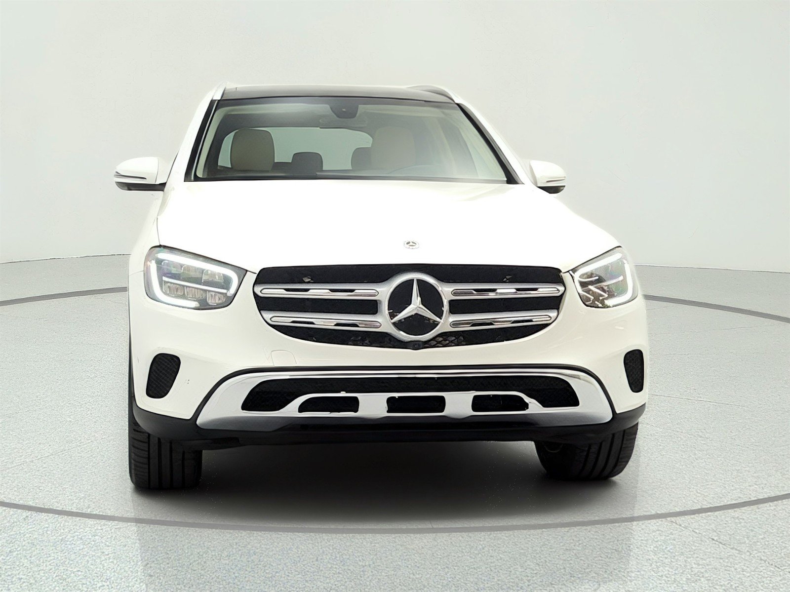 Used 2021 designo Diamond White Metallic Mercedes-Benz GLC 300 SUV image 2