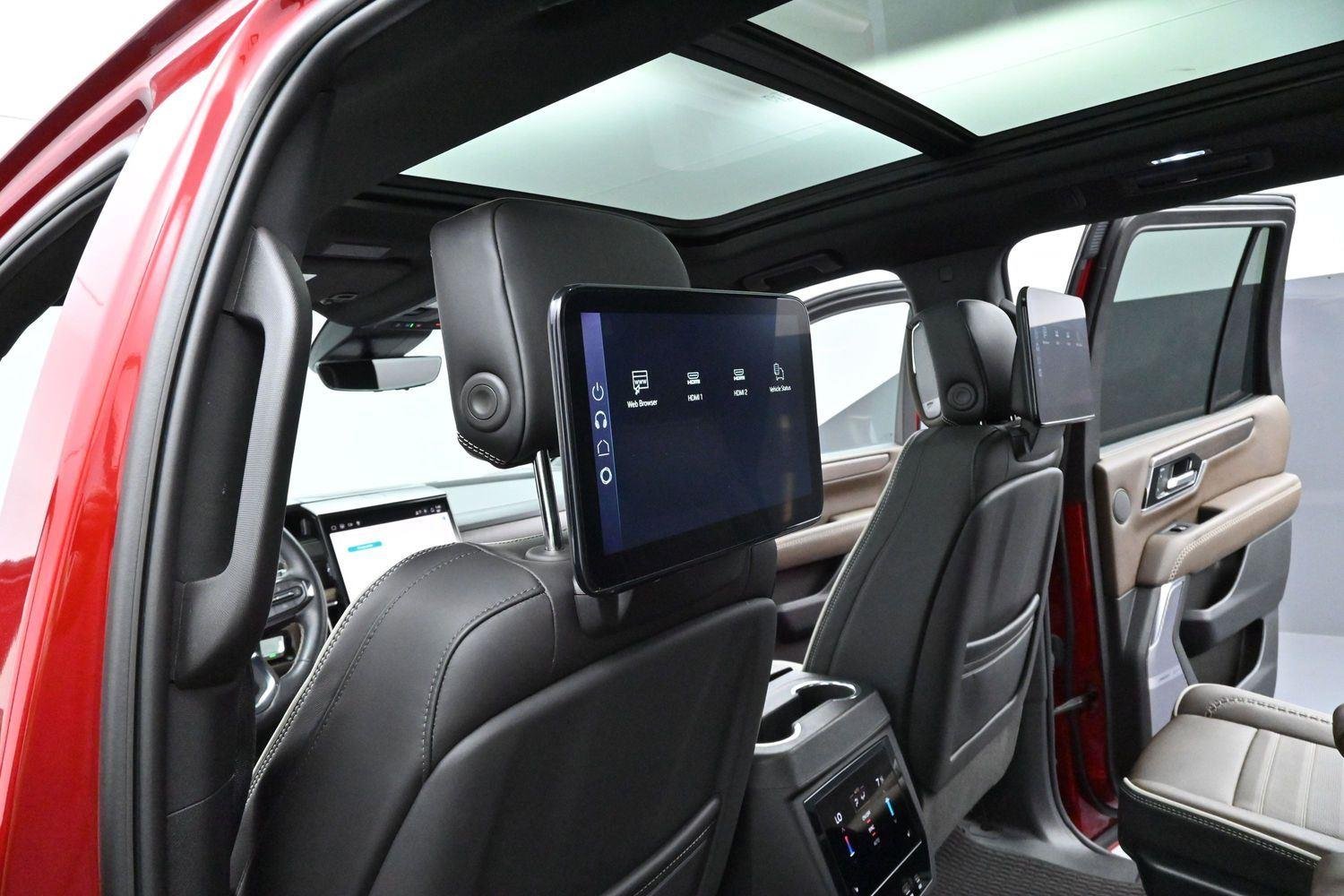 Used 2025 Volcanic Red Tintcoat GMC Denali Ultimate image 35