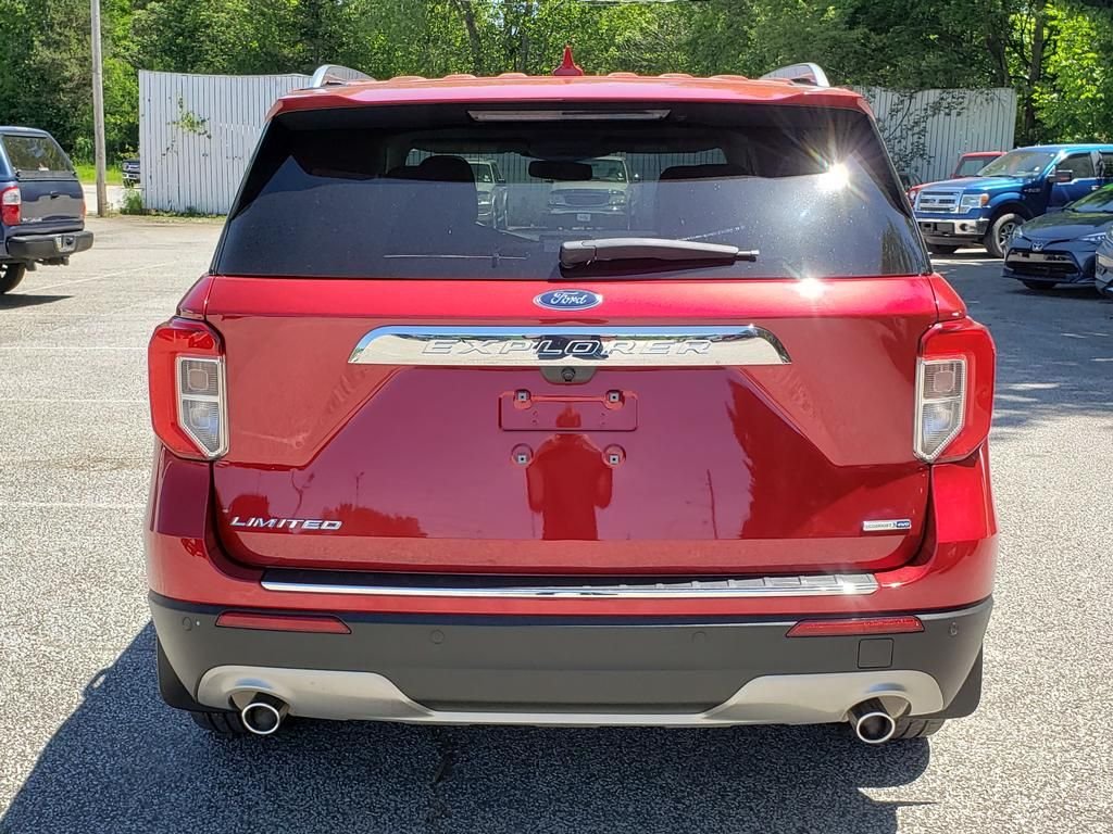 Used 2020 Red Metallic Ford Limited 4x4 Heated Leather Nav Moonroof 2.3 Ecoboo image 4
