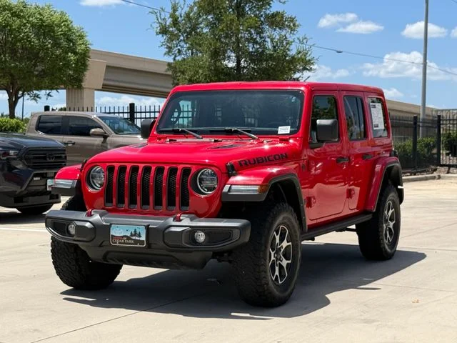 Used 2022 Red Clearcoat Jeep Unlimited Rubicon image 6