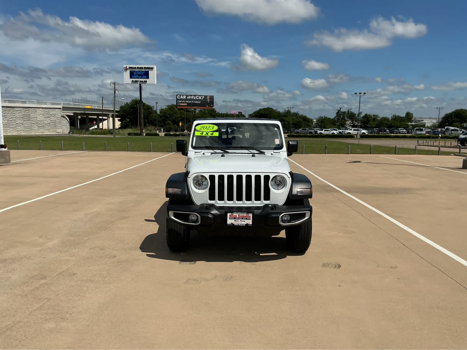 Used 2023 Bright White Clearcoat Jeep Sport image 3