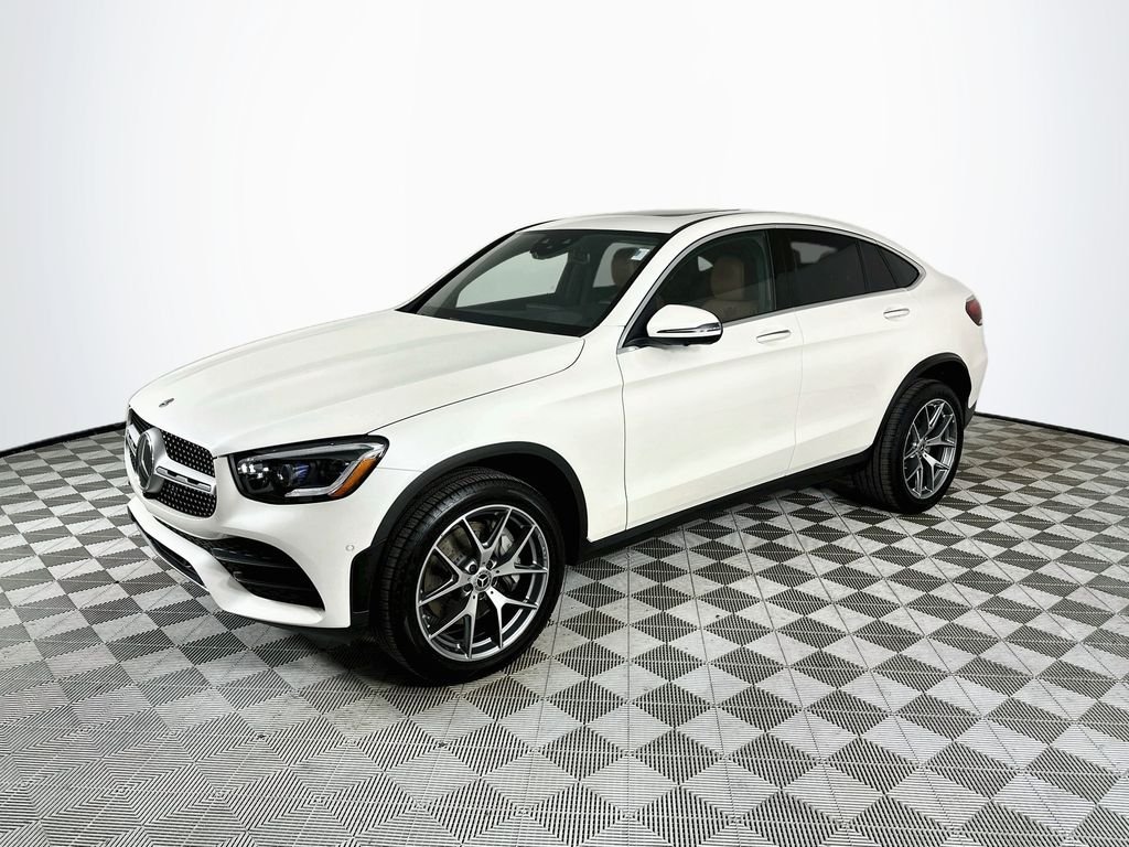 Certified Used 2023 White Mercedes-Benz GLC 300 Coupe image 3