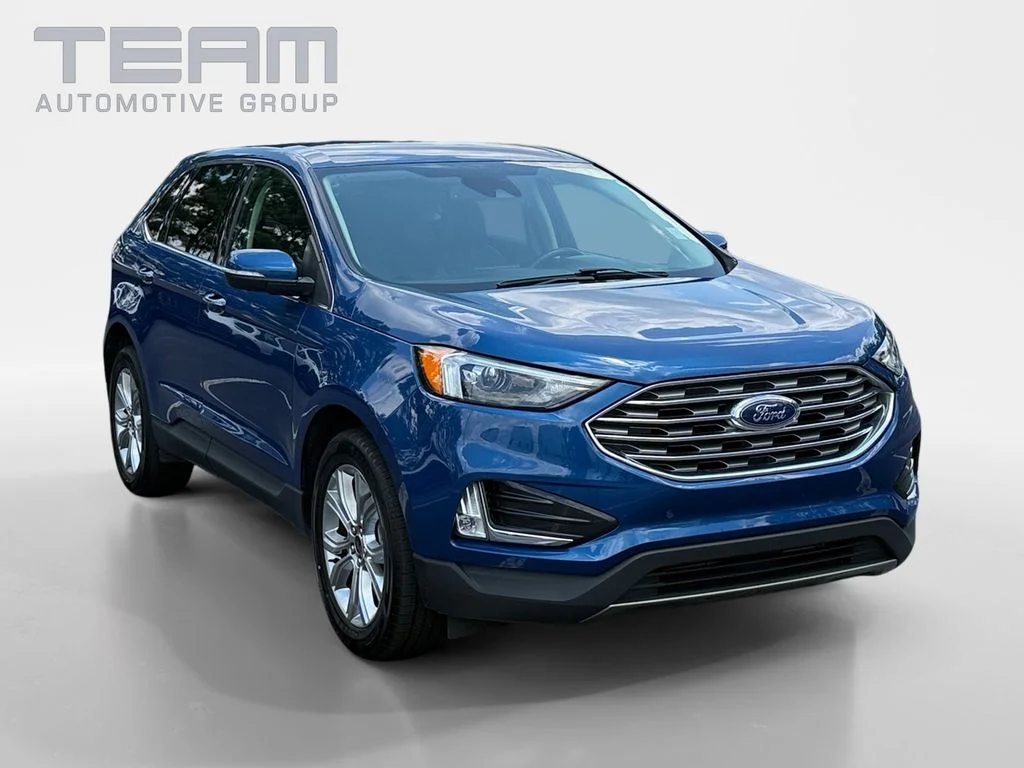 Used 2024 Blue Ford Titanium image 1