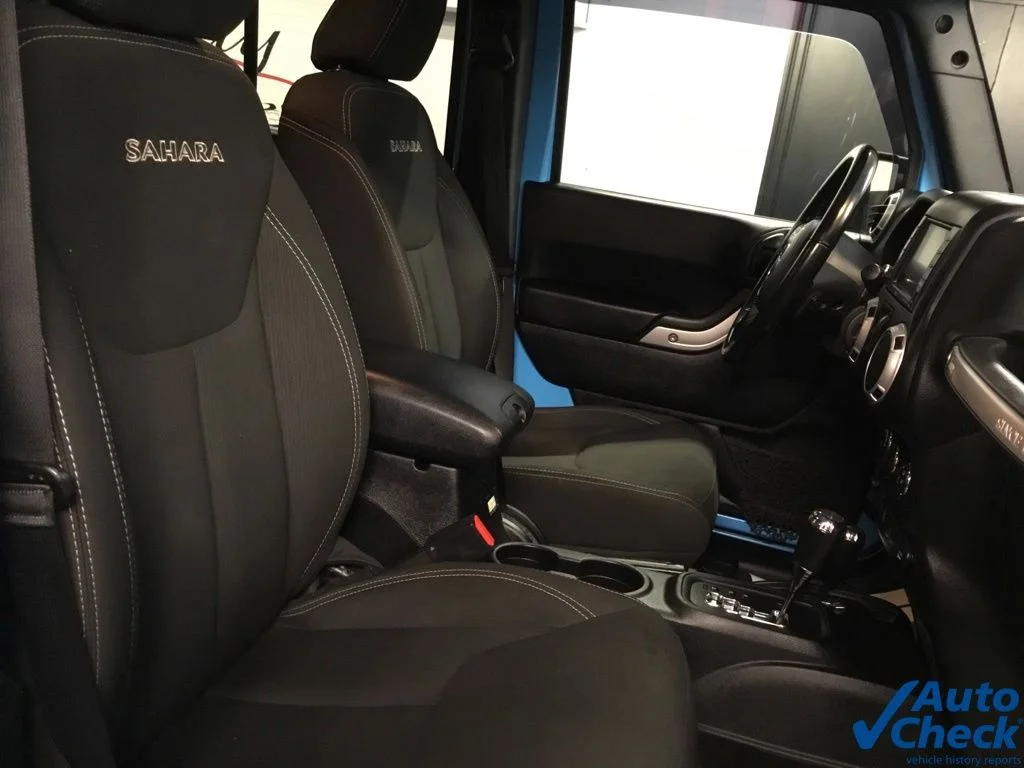 Used 2018 Blue Jeep Unlimited Sahara image 37