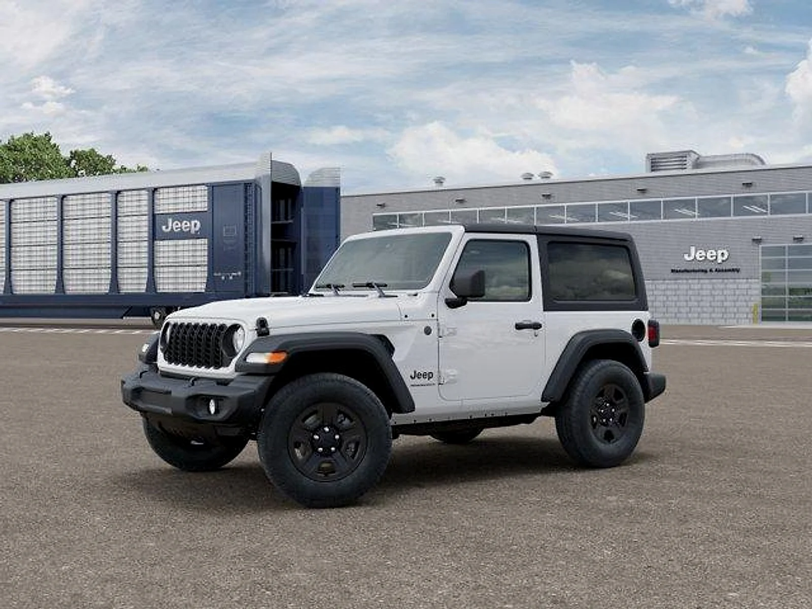 New 2026 Bright White Clearcoat Jeep  image 2