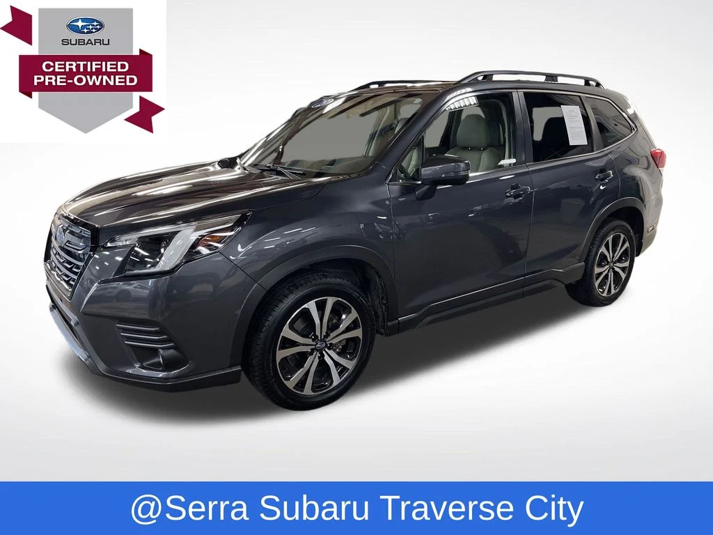 Certified Used 2023 Gray Subaru Limited image 1