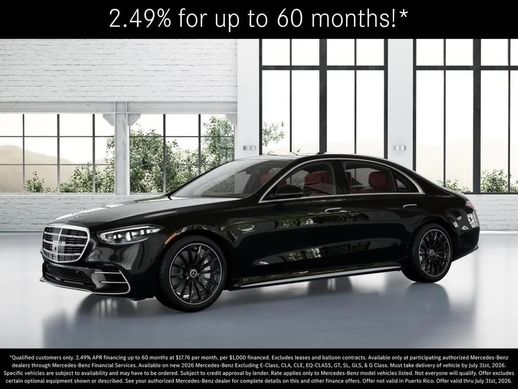 New 2026 Obsidian Black Metallic Mercedes-Benz S 580 image 80